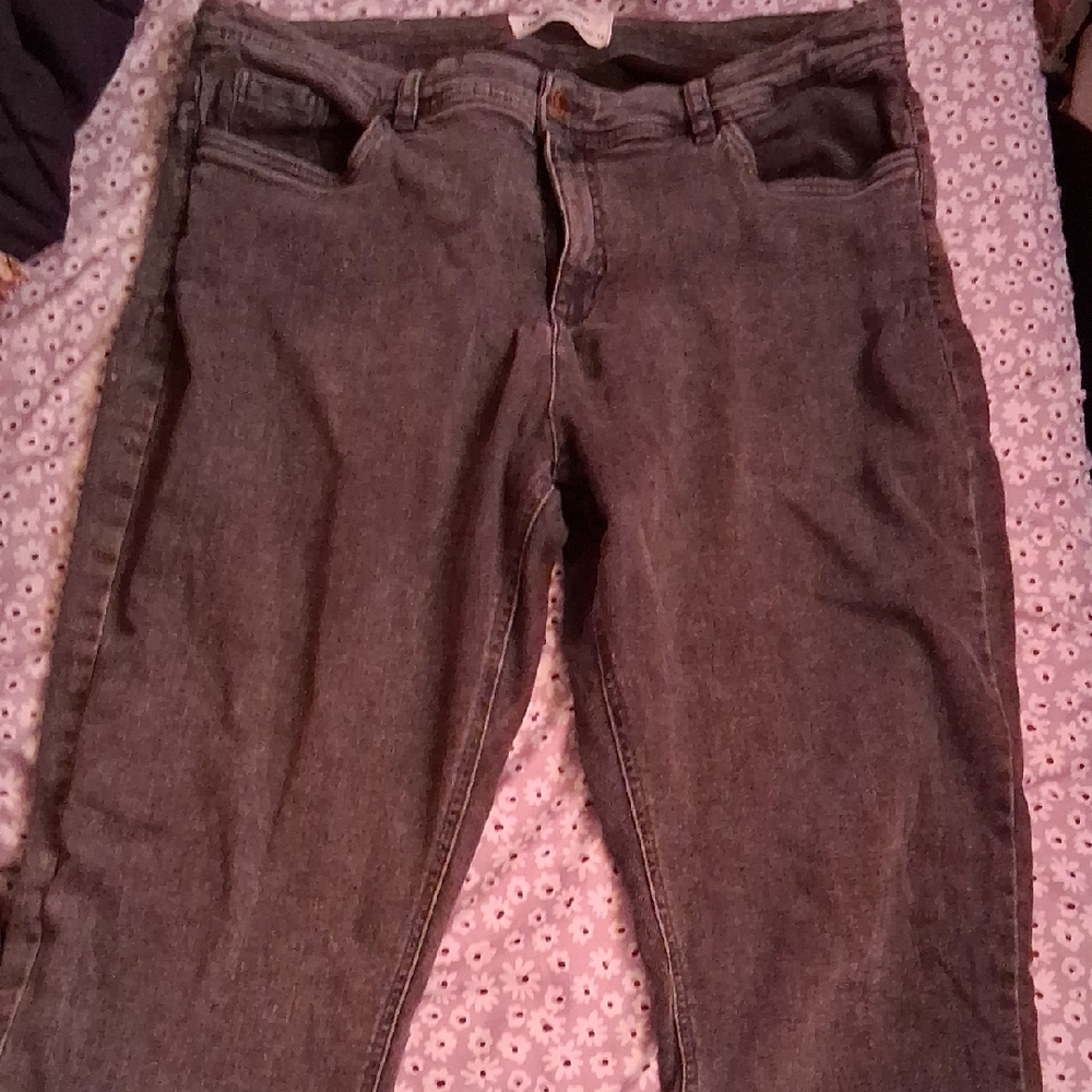 Gray Denim Jeans